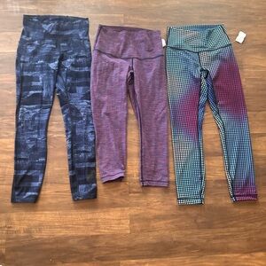 Lululemon Leggings - bundle 3 size 6 full length